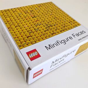 NIB LEGO Minifigure Faces Jigsaw Puzzle 1000 Pieces 25x20 in. Sealed